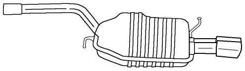 Rear Muffler (61640)
