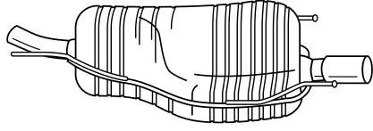 Rear Muffler (41616)