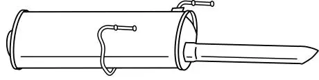 Rear Muffler (45699)