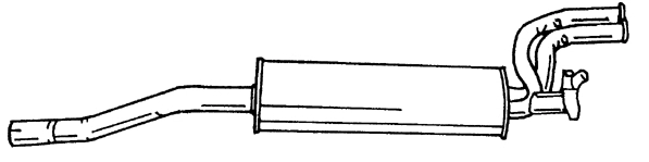 Rear Muffler (18657)