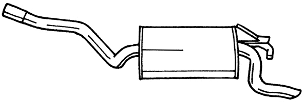 Rear Muffler (35601)
