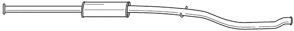 Centre Muffler (45421)