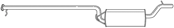 Centre Muffler (25498)