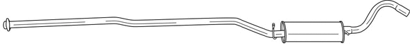 Centre Muffler (25422)