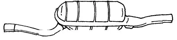 Rear Muffler (12615)