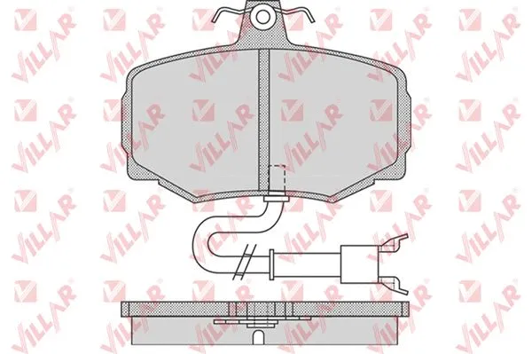 Brake Pad Set, disc brake (626.0753)