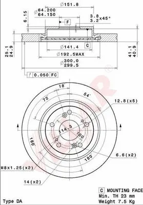 Brake Disc (628.2087)