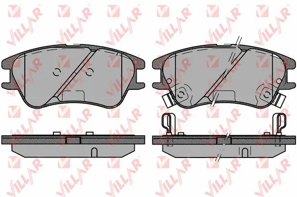 Brake Pad Set, disc brake (626.1212)