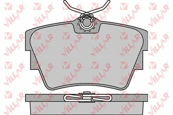 Brake Pad Set, disc brake (626.0946)