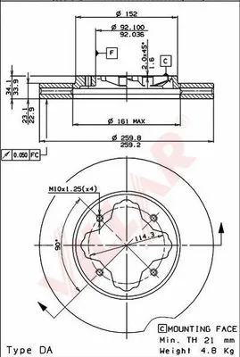 Brake Disc (628.1492)