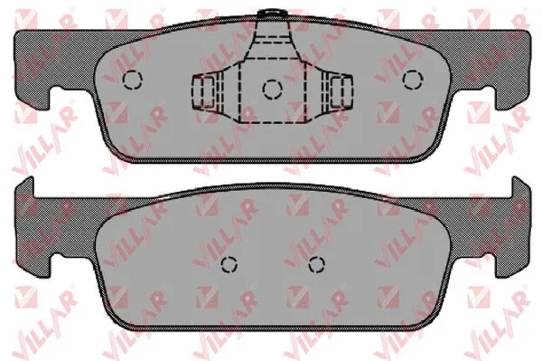 Brake Pad Set, disc brake (626.1702)