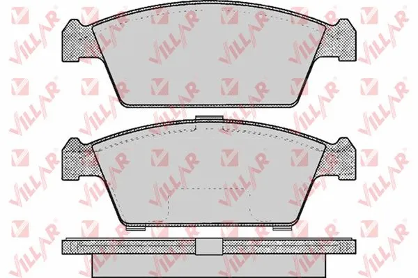 Brake Pad Set, disc brake (626.0213)