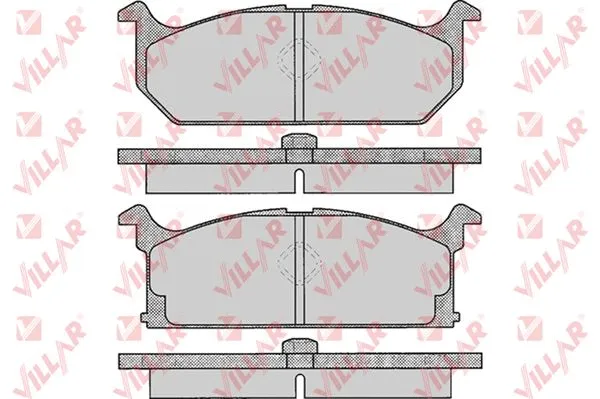 Brake Pad Set, disc brake (626.0291)