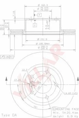 Brake Disc (628.1807)