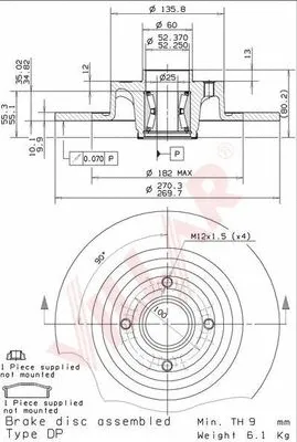 Brake Disc (628.2142)