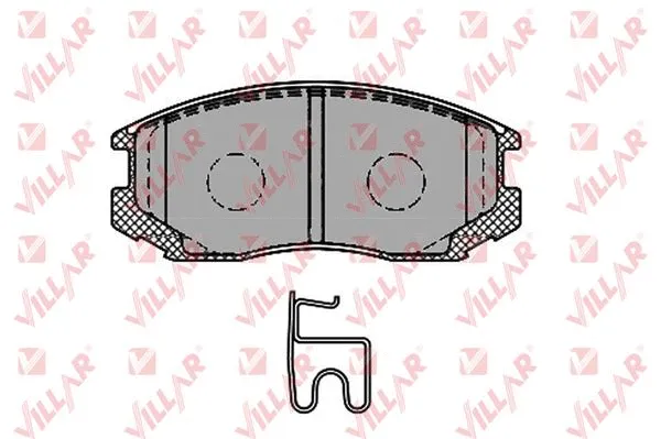 Brake Pad Set, disc brake (626.1427)