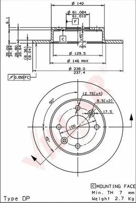 Brake Disc (628.0530)