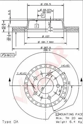 Brake Disc (628.1618)