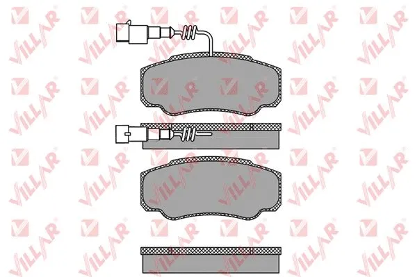 Brake Pad Set, disc brake (626.1662)