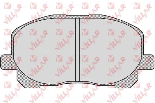 Brake Pad Set, disc brake (626.0904)