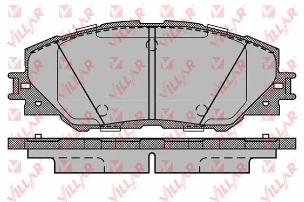Brake Pad Set, disc brake (626.1282)
