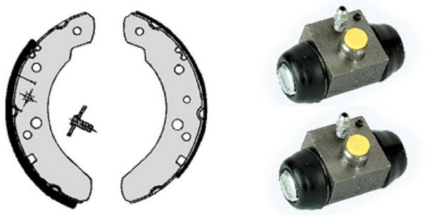 Brake Shoe Set (608.7999)