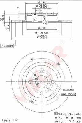 Brake Disc (628.2029)