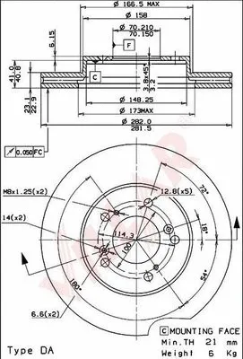 Brake Disc (628.1486)