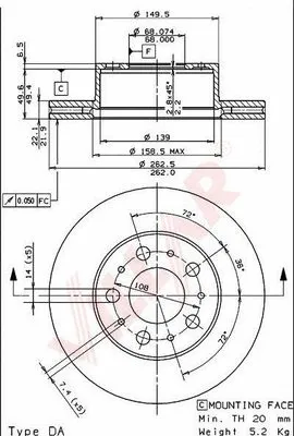 Brake Disc (628.1617)