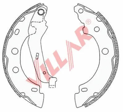Brake Shoe Set (629.0682)