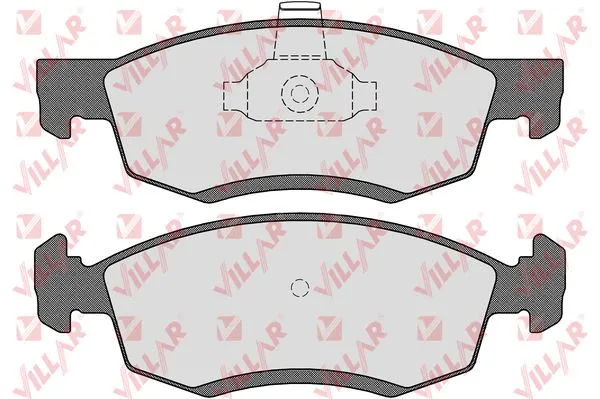 Brake Pad Set, disc brake (626.1654)