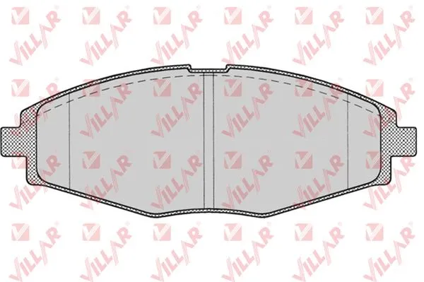 Brake Pad Set, disc brake (626.0693)