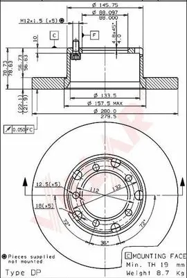 Brake Disc (628.1339)