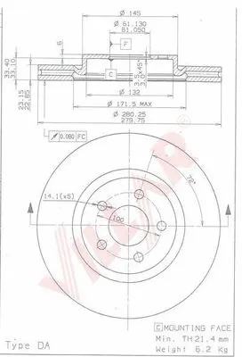 Brake Disc (628.1984)