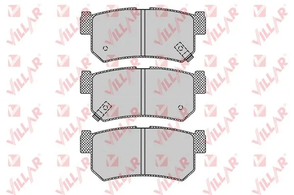 Brake Pad Set, disc brake (626.1210)