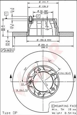 Brake Disc (628.1746)