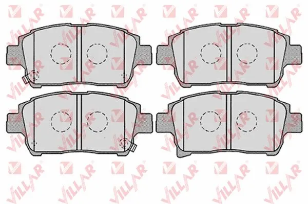 Brake Pad Set, disc brake (626.1003)