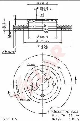Brake Disc (628.1281)