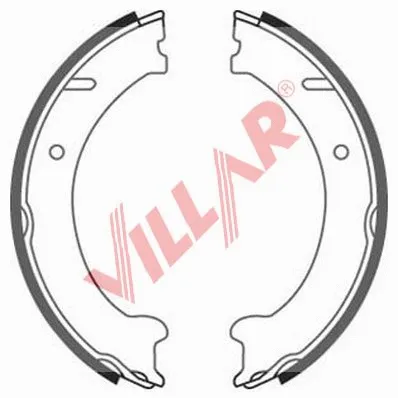 Brake Shoe Set, parking brake (629.0829)