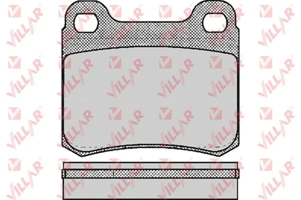 Brake Pad Set, disc brake (626.0158)
