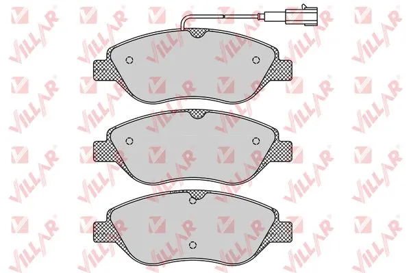 Brake Pad Set, disc brake (626.0765)