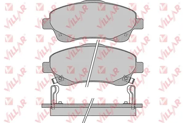 Brake Pad Set, disc brake (626.1114)