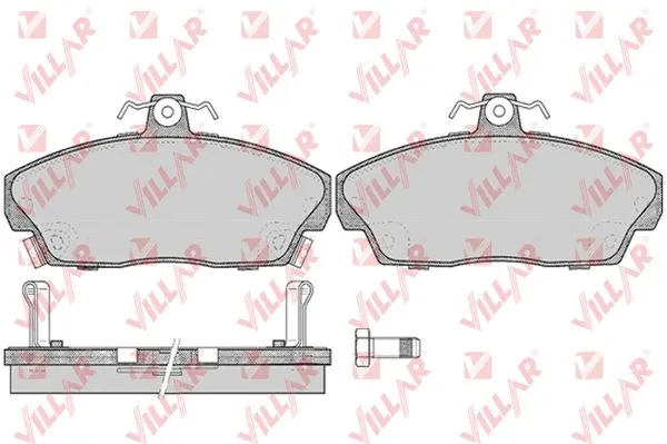 Brake Pad Set, disc brake (626.0430)