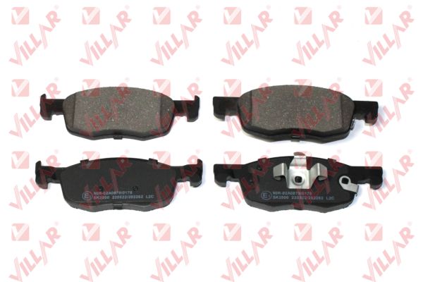Brake Pad Set, disc brake (626.2262)