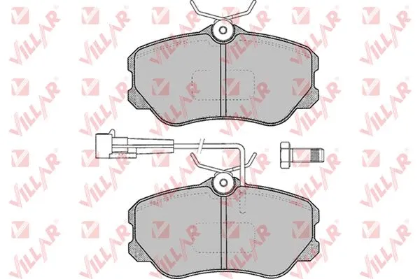 Brake Pad Set, disc brake (626.0104)