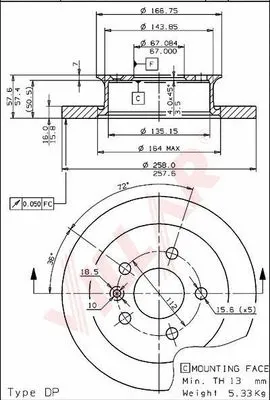 Brake Disc (628.1791)