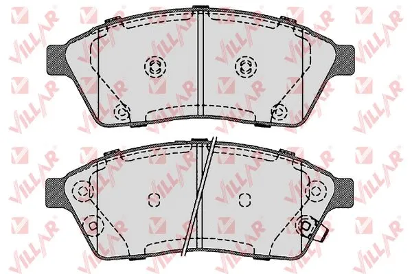 Brake Pad Set, disc brake (626.1708)