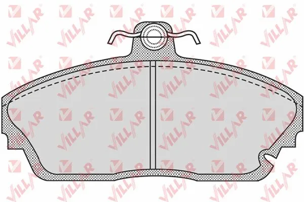 Brake Pad Set, disc brake (626.0924)