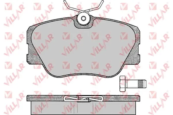 Brake Pad Set, disc brake (626.0280)