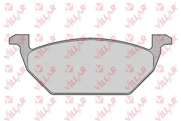 Brake Pad Set, disc brake (626.0668)